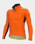ALÉ Cycling rain jacket - KLIMATIK K-TORNADO - orange/black