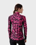 ALÉ Cycling winter set - RIDE + ESSENTIAL W - black/pink