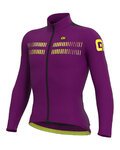 ALÉ Cycling summer long sleeve jersey - WARM AIR SUMMER - purple