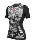 ALÉ Cycling short sleeve t-shirt - SARTANA LADY  - black/white