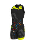 ALÉ Cycling overal - OLYMPIC TRI STELLE - multicolour/black