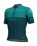 ALÉ Cycling short sleeve jersey - SLIDE - green/blue