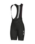 ALÉ Cycling bib shorts - AGONISTA 2 LADY - black/white