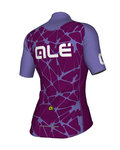 ALÉ Cycling short sleeve jersey - CRACLE LADY - purple
