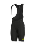 ALÉ Cycling bib shorts - PRO RACE - black/yellow