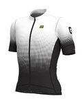 ALÉ Cycling short sleeve jersey - DOTS - white/black