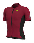 ALÉ Cycling short sleeve jersey - RACE - bordeaux