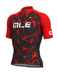 ALÉ Cycling short sleeve jersey - CRACLE - black/red
