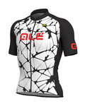 ALÉ Cycling short sleeve jersey - CRACLE - black/white
