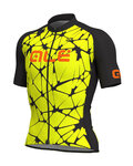 ALÉ Cycling short sleeve jersey - CRACLE - black/yellow