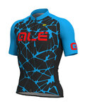 ALÉ Cycling short sleeve jersey - CRACLE - blue/black