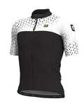 ALÉ Cycling short sleeve jersey - CLIMB - black/white
