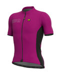 ALÉ Cycling short sleeve jersey - COLOR BLOCK - purple