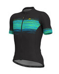 ALÉ Cycling short sleeve jersey - START - black/blue