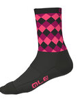 ALÉ Cyclingclassic socks - RUMBLES  - black/pink