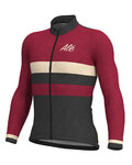 ALÉ Cycling summer long sleeve jersey - VINTAGE SMR MERINO - black/purple