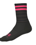 ALÉ Cyclingclassic socks - SPEED FONDO  - pink/black