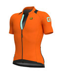 ALÉ Cycling short sleeve jersey - KLIMA - orange/black