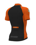 ALÉ Cycling short sleeve jersey - KLIMA - orange/black