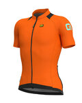 ALÉ Cycling short sleeve jersey - KLIMA - orange/black