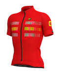 ALÉ Cycling short sleeve jersey - STRADA - yellow/red