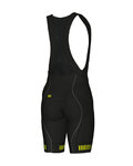 ALÉ Cycling bib shorts - STRADA - black/yellow
