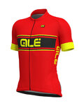 ALÉ Cycling short sleeve jersey - VETTA - red/black