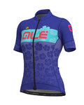 ALÉ Cycling short sleeve jersey - IBISCO LADY - blue
