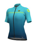 ALÉ Cycling short sleeve jersey - FADE LADY - blue
