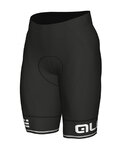 ALÉ Cycling shorts without bib - CORSA - white/black