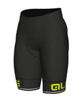 ALÉ Cycling shorts without bib - CORSA - yellow/black