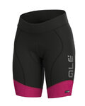 ALÉ Cycling shorts without bib - MASTER LADY - black/pink