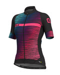 ALÉ Cycling short sleeve jersey - THE END LADY - black/pink