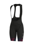 ALÉ Cycling bib shorts - THE END LADY - black/multicolour