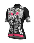 ALÉ Cycling short sleeve jersey - SARTANA LADY - white/black