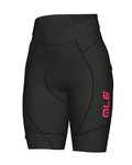 ALÉ Cycling shorts without bib - AGONISTA 2 LADY - black/pink
