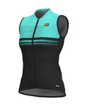 ALÉ Cycling sleeveless jersey - SLIDE LADY  - blue/black