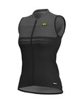 ALÉ Cycling sleeveless jersey - SLIDE LADY  - grey/black