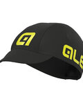 ALÉ Cycling hat - COTTON  - black/yellow