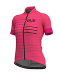 ALÉ Cycling short sleeve jersey - ERGO LADY  - pink