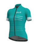 ALÉ Cycling short sleeve jersey - ERGO LADY - blue