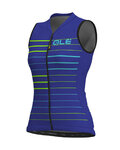 ALÉ Cycling sleeveless jersey - ERGO LADY - blue
