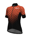 ALÉ Cycling short sleeve jersey - HEXA LADY  - orange/black