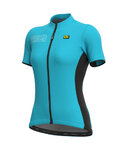 ALÉ Cycling short sleeve jersey - COLOR BLOCK LADY - blue