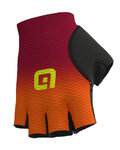 ALÉ Cycling fingerless gloves - MESH  - red/orange