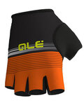 ALÉ Cycling fingerless gloves - CLASSICHE DEL NORD - orange/black
