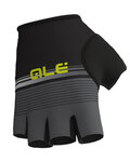 ALÉ Cycling fingerless gloves - CLASSICHE DEL NORD - black/grey
