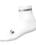 ALÉ Cyclingclassic socks - LOGO Q-SKIN  - white
