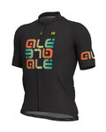 ALÉ Cycling short sleeve jersey - MIRROR - black