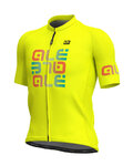 ALÉ Cycling short sleeve jersey - MIRROR - yellow